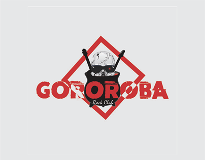 LOGO GOROROBA ROCK CLUB (POWER TRIO)