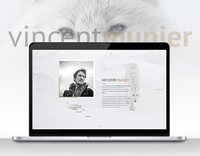 Vincent Munier - Webdesign