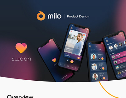 Swoon - dating app (product design) by Milo Solutions