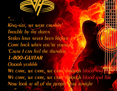 Van Halen - Blood And Fire !!