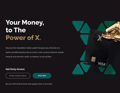 Project thumbnail - X Landing Page