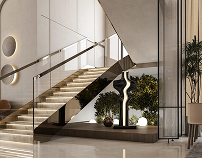 luxury villa design located in kuwait
