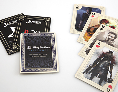 2014 PlayStation Experience Playing Cards