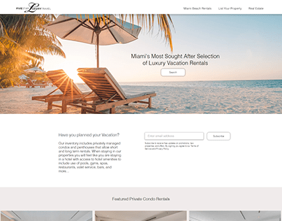 Five Star Luxury Service Provider Website(wix)