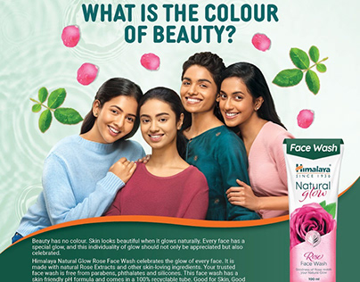 Himalaya Natural Glow Rose Face Wash Campaign