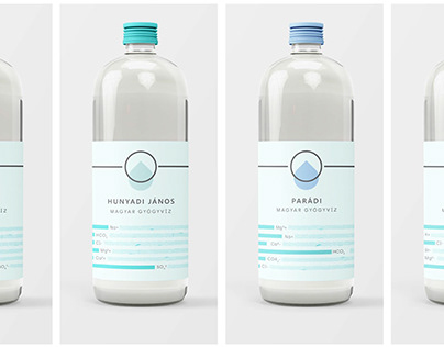 Brand identity —	Medicinal water (university project)