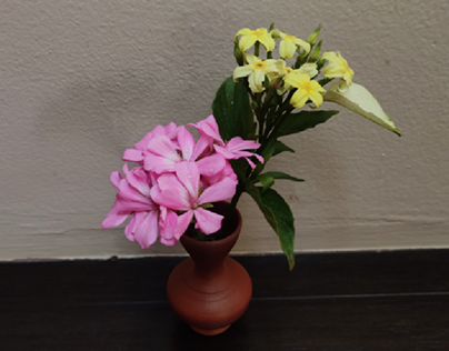 Simple flowers arrangements