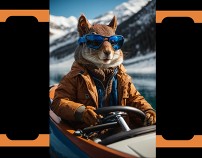 Squirrel Sea Speed Boat Ride: A Whiskered Adventure