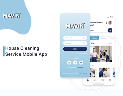 House Cleaning mobile app | UI/UX