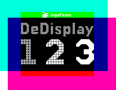 DeDisplay - type designed in a grid