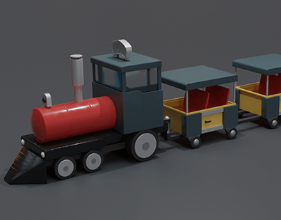 3D Toy Train Modelling