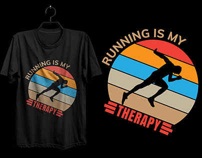 Running t-shirt desing