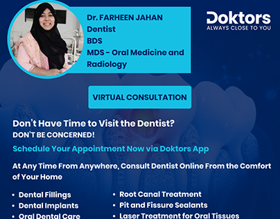 Book Slot With Dentist and Radiologist | Doktors App
