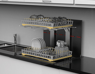 Verti-Wash Dishwasher I Concept Design I