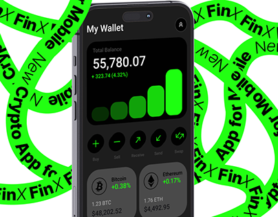 FinX - Crypto wallet app mobile
