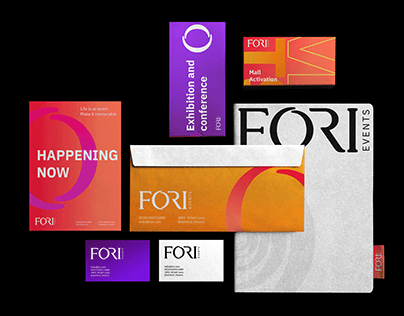 Fori events brand design