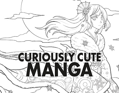 Curiously Cute Manga colouring book