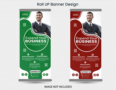 Business Roll Up banner Design Template