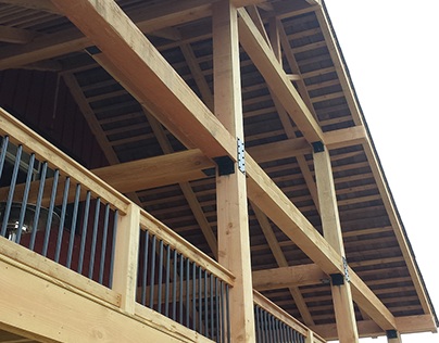 Natchez Trace timber frame addition