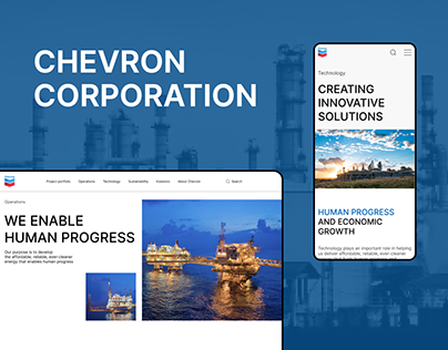 CHEVRON CORPORATION | Corporate website redesign