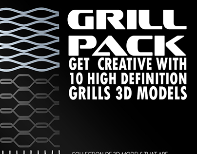 Grill Pack for your 3D Creation project