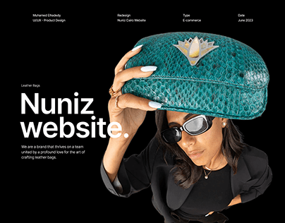 Nuniz Cairo Ecommerce Redesign Website