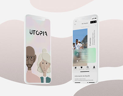 Utopia - App Concept UX UI