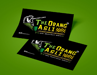 The Orang Asli Car sticker design