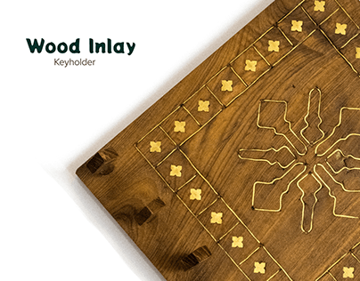 Wood Inlay - Keyholder