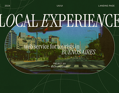 Local Experience | Web-service for tourists