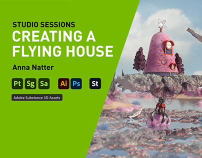 "Flying House" for Nvidia Studio Sessions