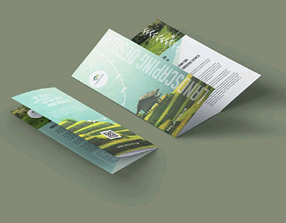 Tri-Fold Brochure landscape company