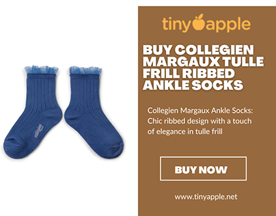 Buy Collegien Margaux Tulle Frill Ribbed Ankle Socks
