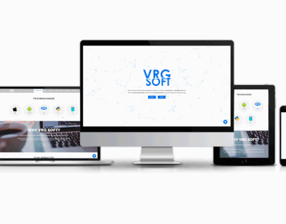 Redesign website IT company “VRG soft”