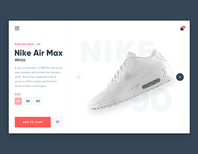Order page - Nike Air Max