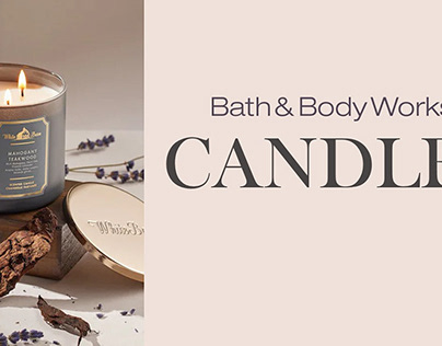 CANDLE BATH & BODY packaging