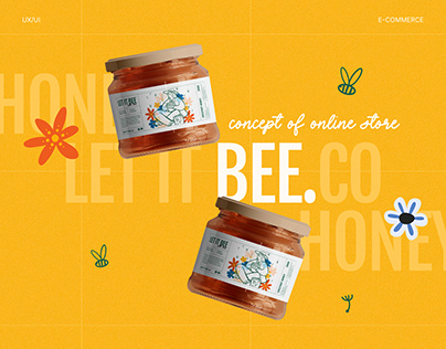 Online store of honey | UX/UI design