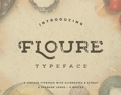Floure Typeface + Extras