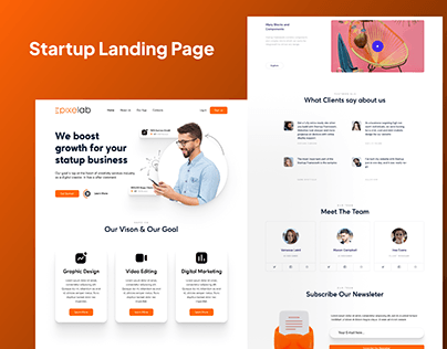 Startup Landing Page