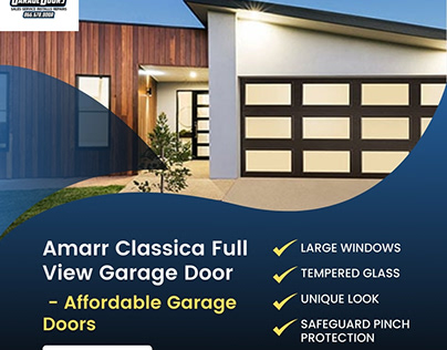 Amarr Classica Full View Garage Door