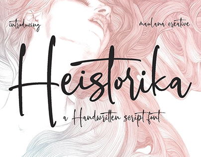 Heistorika Signature Script Font