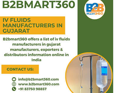 IV Fluids Manufacturers in Gujarat | B2Bmart360
