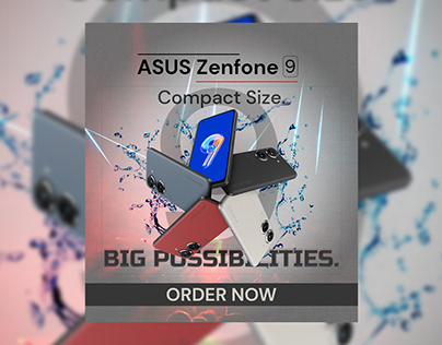 Asus Zenfone 9 Banner Design