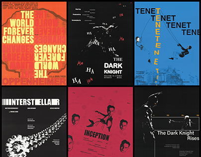 Christopher Nolan Alternative Movie Posters (Vol 001)