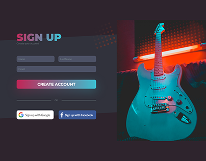 Daily UI 001 - Signup Form