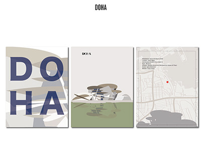 Modern Poster Series Doha