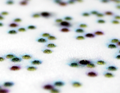 Polka-dot Pattern Fabric Sample