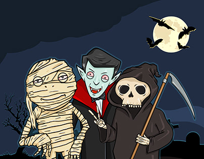 Scary Halloween Gang