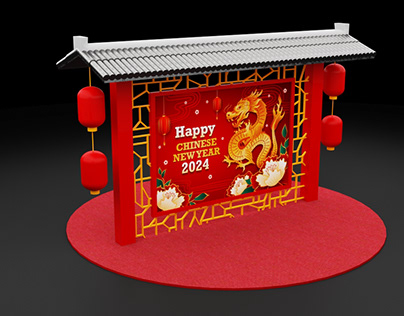 Chinese new year stage