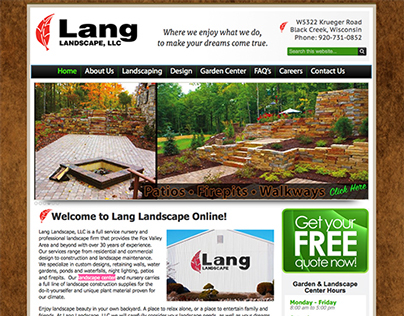 Lang Landscape, LLC ~ Wisconsin